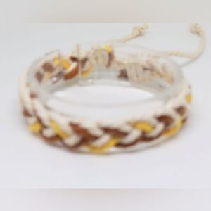 Men's bracelet braided rope new e41‎